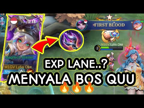 Hero Exp Lane Terkuat ! Lawan Cici di Exp lane ! Lylia Gameplay