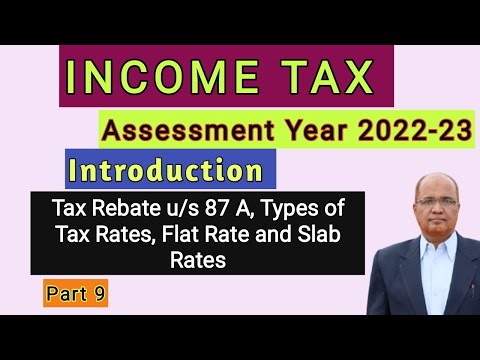 Income Tax I Assessment Year 2022 23 I Introduction of the subject I Hasham Ali Khan I
