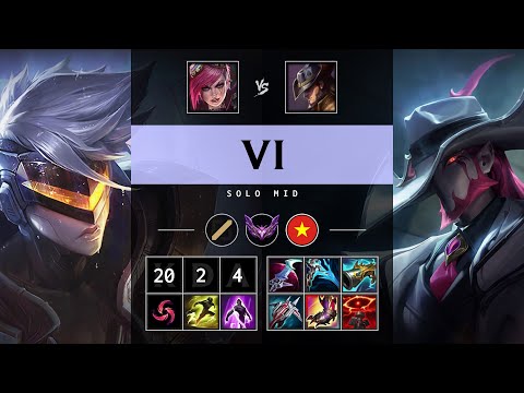 Vi Mid vs Twisted Fate - VN Master Patch 25.18