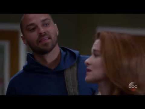 Grey's Anatomy ALL JAPRIL scenes 13x03 HD 720p