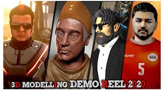 3D Charecter Modelling Demo Reel 2019 |Vikram|Vijay|Kamal|Rajini