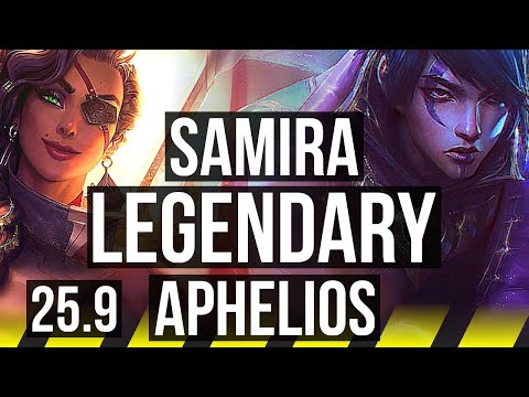 SAMIRA & Alistar vs APHELIOS & LeBlanc (ADC) | Rank 1 Samira, Legendary | VN Challenger | 25.9