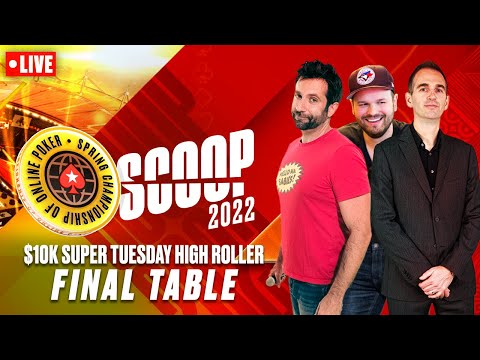 SCOOP 2022: $10K SUPER TUESDAY HIGH ROLLER - FINAL TABLE ♠️ James, Joe & Griffin ♠️  PokerStars