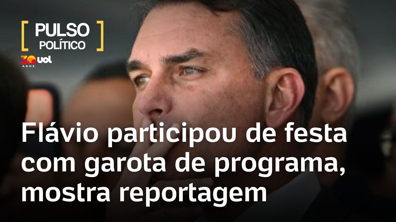 Flávio Bolsonaro participou de festa com garota de programa: 'Não vou errar mais', mostra Platô