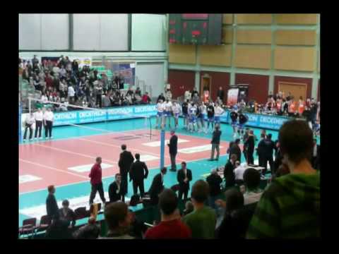 Końcówka meczu AZS Politechnika Warszawska - AZS Częstochowa