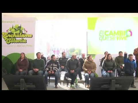 Arranque del programa enchulame la colonia, SAN LUIS POTOSÍ