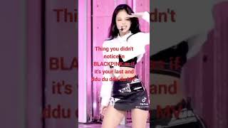 Download lagu Thing you didn't notice in BLACKPINK as if it's your last and ddu du ddu du MV mp3