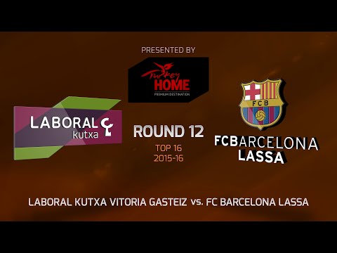 Highlights: Top 16, Round 12, Laboral Kutxa Vitoria Gasteiz 75-71 FC Barcelona Lassa