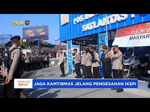 POLRES NGAWI TERJUNKAN 460 PERSONEL JAGA KAMTIBMAS JELANG PENGESAHAN IKSPI