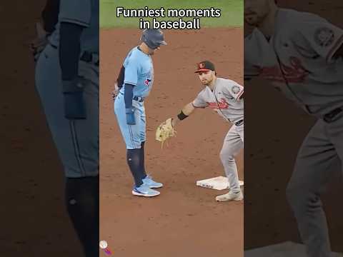Funniest moments in baseball ⚾️ #mlb #baseball #majorleague #happy #funnyvideo