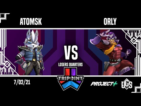 Tripoint Smash 103 - Losers Quarters - Atomsk(Wolf) Vs. ORLY(Captain Falcon)