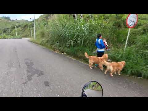 Samana, Caldas. La ruta hacia el embalse Amaní. XR 150. Parte 14