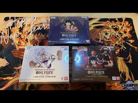 Starting the New Year Broke! | OP-01, OP-05, OP-09 Booster Box Opening!