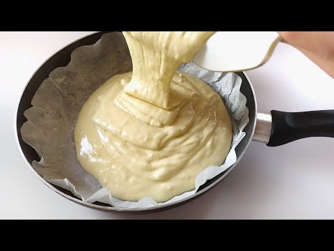 CAKE in a PAN, without oven | How to make it tall and soft!💯👍