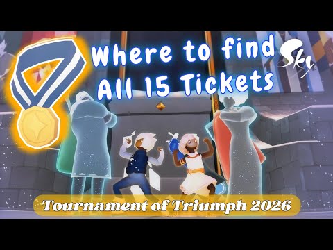 All 15 Tickets Location | Tournament of Triumph - Sky Children of the Light