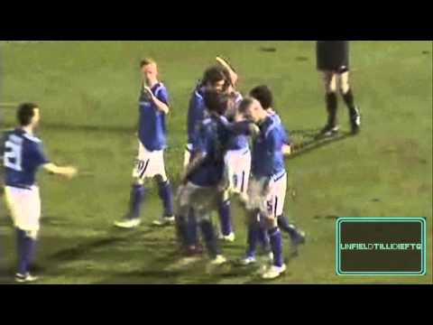 Linfield Fc vs Dunmurry Rec Fc 21/2/11 Irish Cup Replay