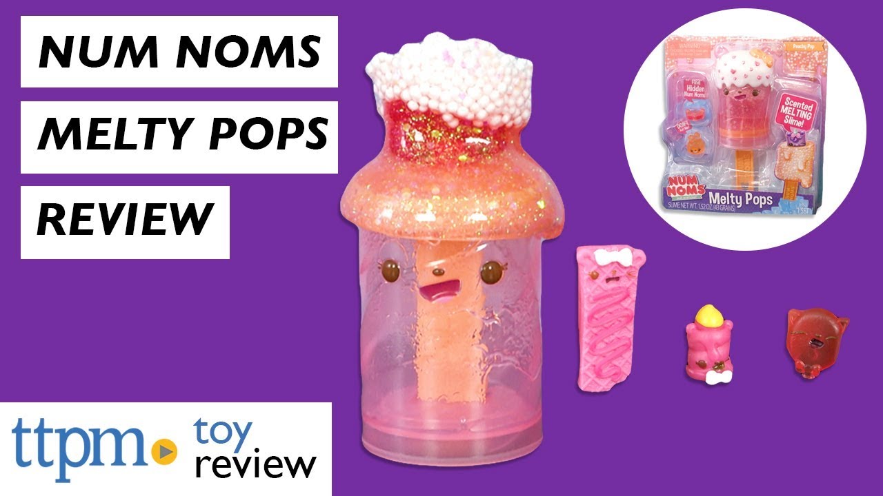 Num Noms Snackables Melty Pops Galaxy Pop Scented Melting Slime, Multicolor