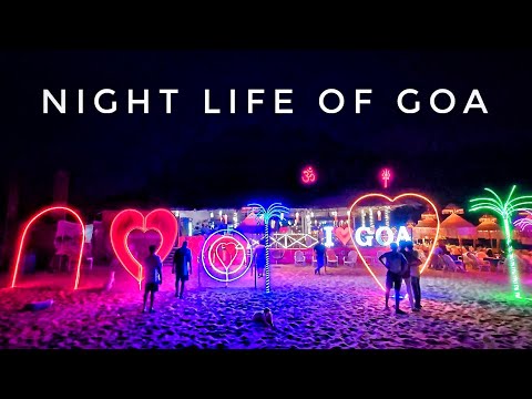 Night Life of Goa | Calangute Beach Goa | Night Life at Calangute Beach | Goa Series |