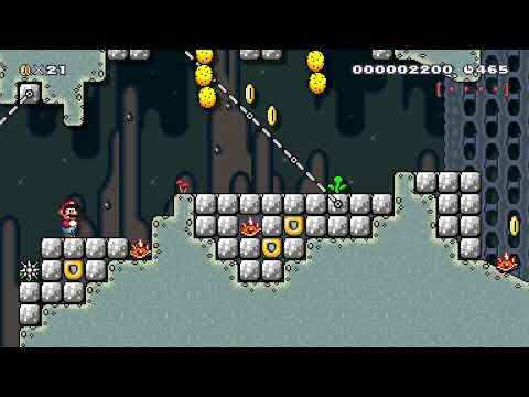 [2-7] Arachnid Abyss by Sypher - Super Mario Maker 2 - No Commentary 1cb 022020