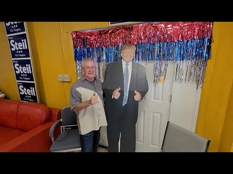 US-Wahlkampf: Trump nur noch als Pappkamerad dabei