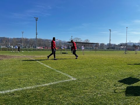 Allenamento portieri prima squadra