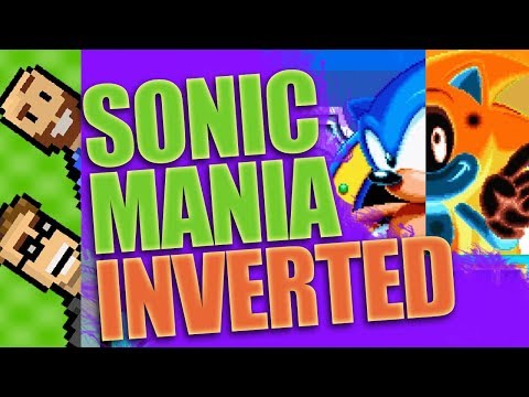 Sonic Mania Bonus Video! It looks so cool with Inverted colors - and co op is... confusing.