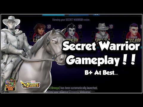 Secret Warriors Playtest! | B+ At Best But SUPER Fun! | Marvel Strike Force | MSF