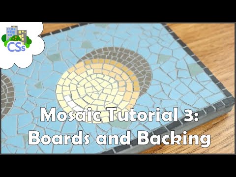 Mosaic Art: Boards and Backings for Complete Beginners