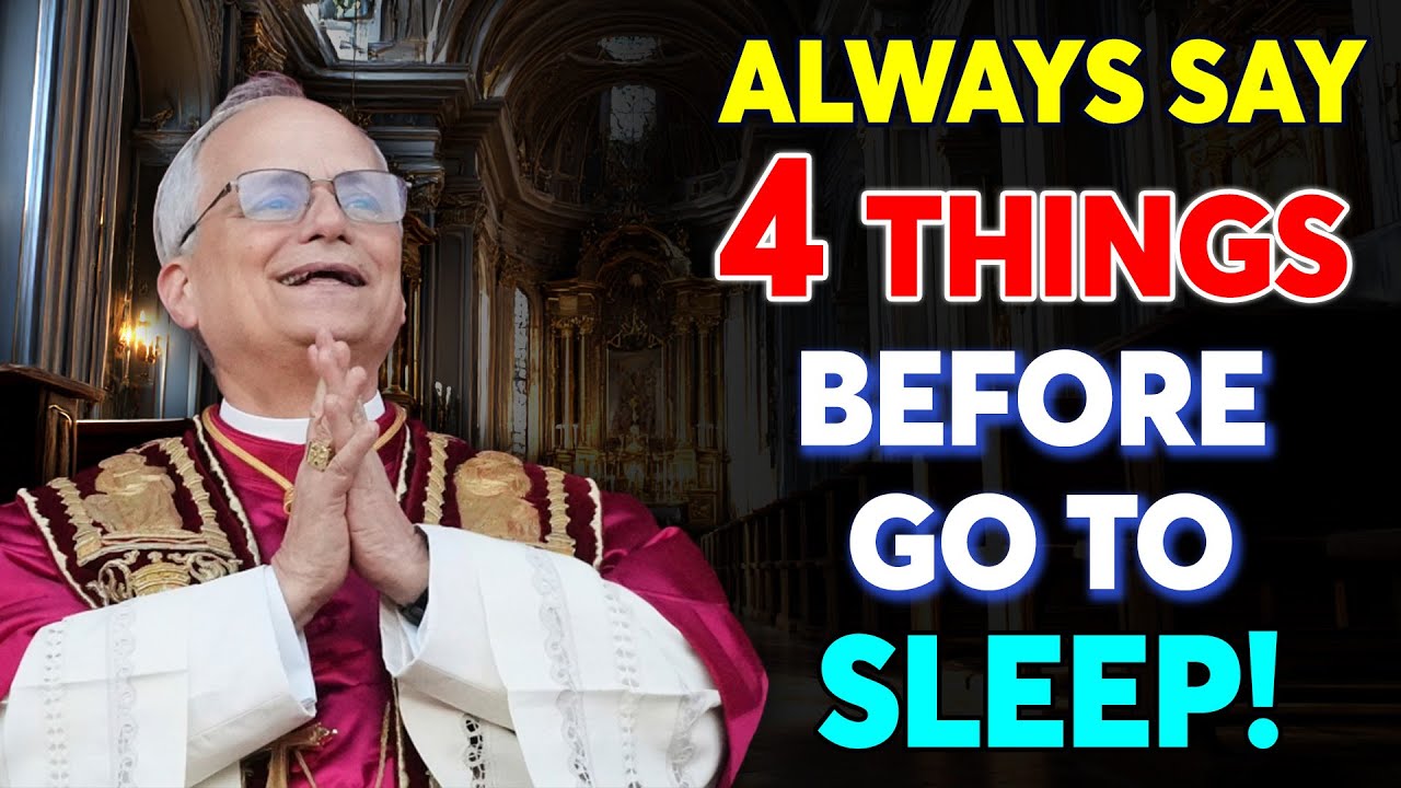⚠️POPE LEO XIV: SAY THESE 4 THINGS TO THE HOLY SPIRIT BEFORE GOING TO SLEEP!