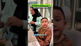 Momen Gemas Baby Lily Ikut Buka Puasa Bersama Keluarga, Duduk Anteng di Samping Nagita Slavina