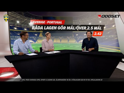 Studio Oddset EM - Inför Sverige-Portugal