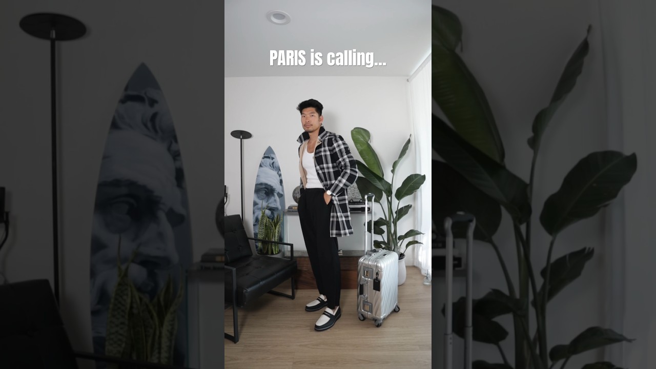 Men’s Paris travel outfit ideas 💡🇫🇷