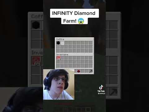 Infinity diamond farm #minecraft
