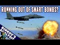 When would US run out of smart bombs in a total war?