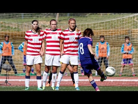 WNT vs. Japan: Aya Miyama Goal - March 5, 2014