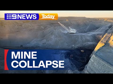 Man trapped after an incident at a coal mine | 9 News Australia