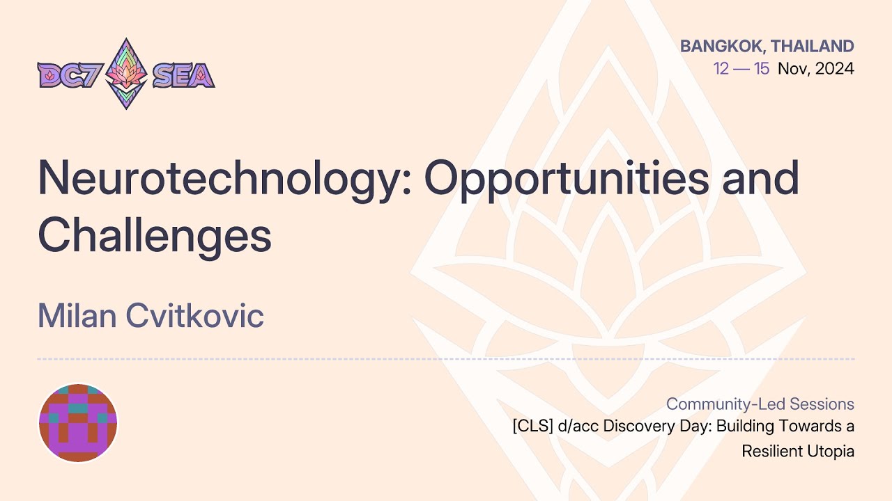 Neurotechnology: Opportunities and Challenges preview