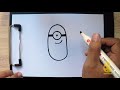 How to Draw easy minion