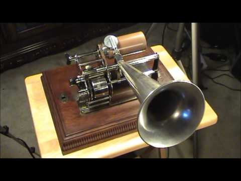 1899 "Whistling Rufus, The One Man Band" Played on 1901 Columbia AB Graphophone (Brown Wax Cylinder)