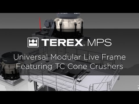TerexMPS Universal Modular Platform and TC Cone Crushers