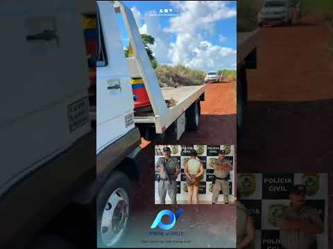 m Rubiataba, uma mulher furtou uma caminhonete que presta serviços à Equatorial. Durante a fuga, o