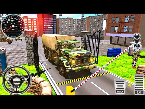 Us Army Truck Simulator 2023 - Soldier Duty Transporter Truck Game - Android GamePlay #3