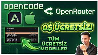 OPENCODE + OPENROUTER ÜCRETSİZ KURULUM! BİLMEYEN KALMASIN!