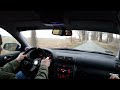 Audi A3 TDI 300hp Acceleration test + Toyo R888R + WET ROAD