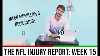 Jalen McMillan's Neck Injury - NFL Injury Updates for Weekn 15!