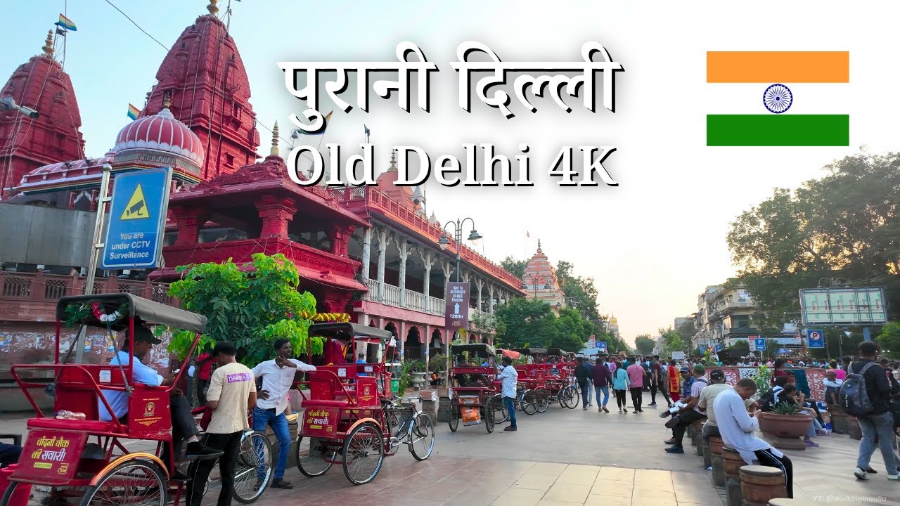 Immersive street-level walking tour through India (Daily Life 19), India, showcasing authentic urban landscapes, local architecture, and the vibrant atmosphere of the city's neighborhoods