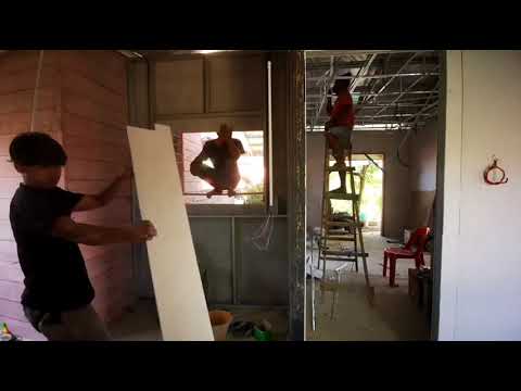 Part 6: Time-lapse House Renovation / Time-lapse Installing cedral lap board