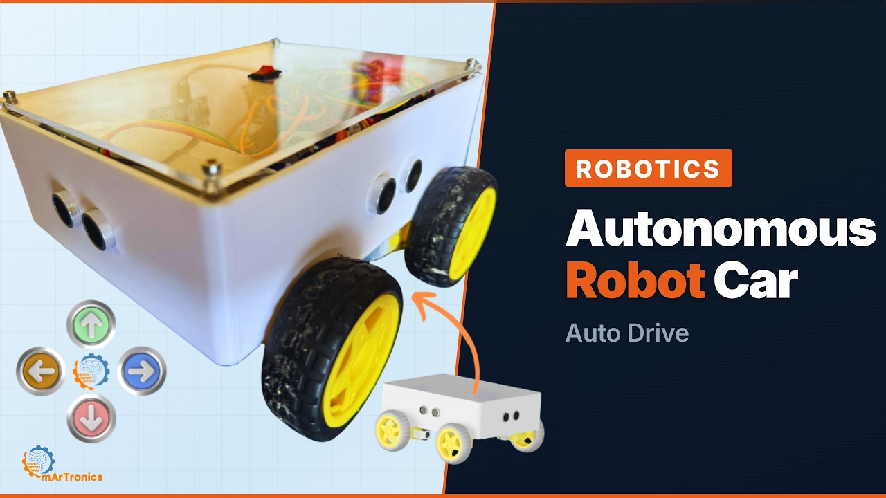 Autonomous & Bluetooth Robot Car with Arduino Mega