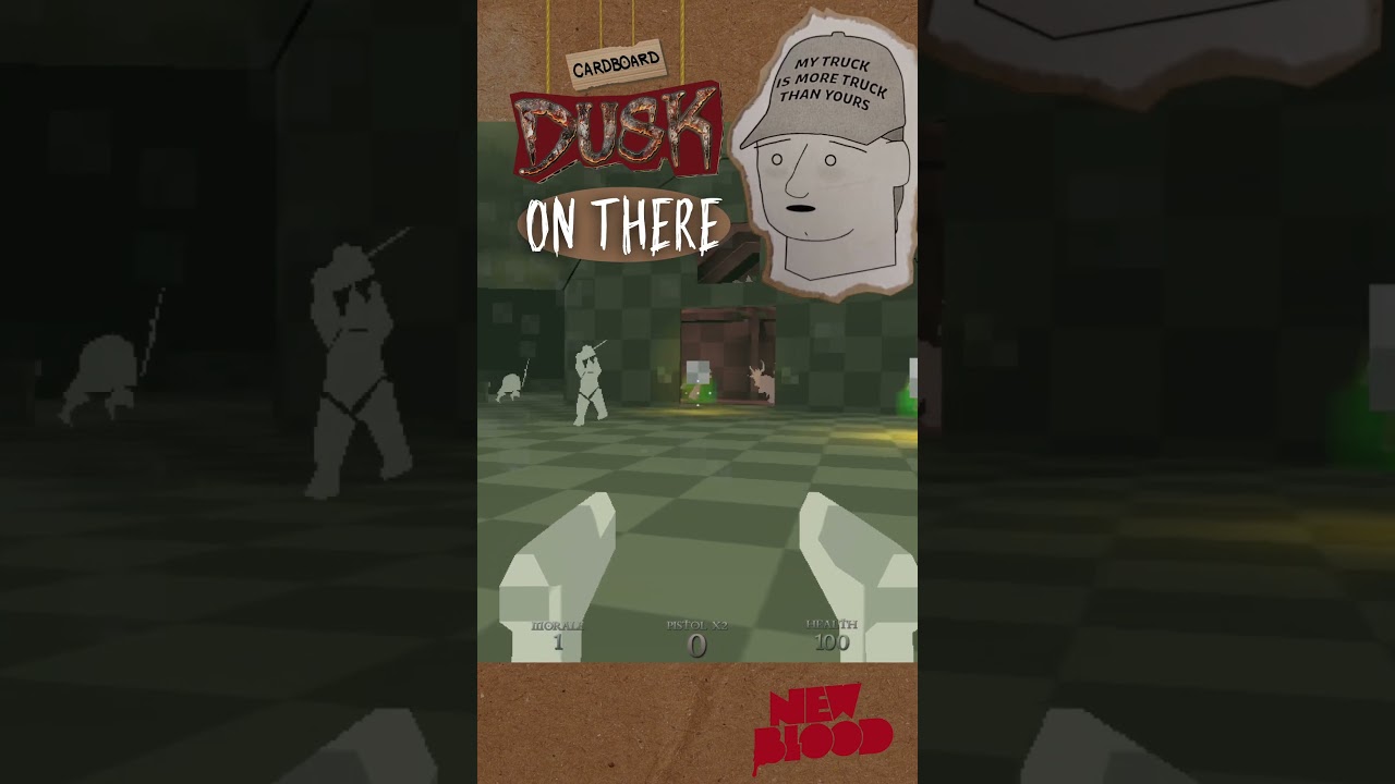 How to turn DUSK enemies into cardboard | CARDBOARD DUSK