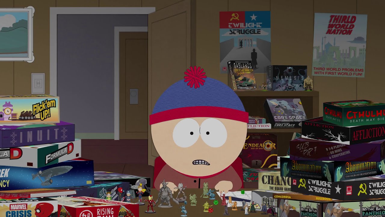 BoardGameGeek Anniversary Video From South Park